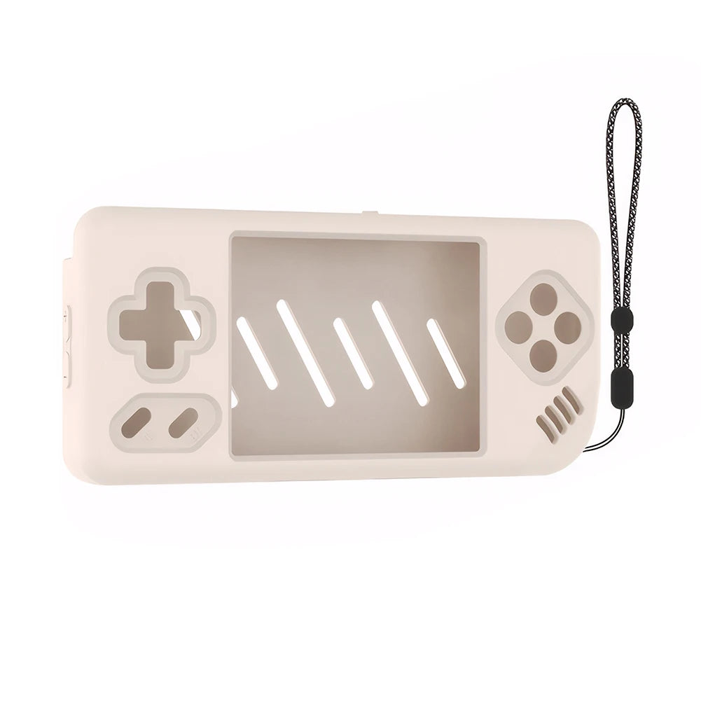 Silicone Protective Case Anti-Scratch Protective Cover Protective Sleeve Skin for ANBERNIC RG28XX 2.83inch Handheld Game Console Oasis Select White China Mainland