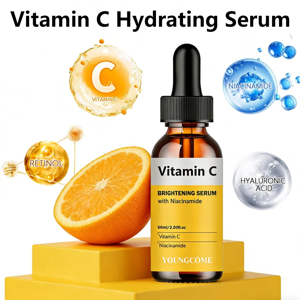 Vitamin C Serum with Hyaluronic Acid – Brighten & Hydrate Vitamin C Face Serum Oasis Select