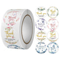 500pcs Stickers,Gratitude Labels for Events, Parties, Weddings, and Business Promotions,Adhesive Labels for Favors and Packaging Oasis Select 500pcs 1roll