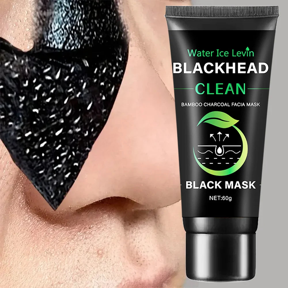 Bamboo Charcoal Fiber Mask Blackhead Removal Deep Mask Deep Cleansing Cleansing Exfoliating Mask Treatment Black Mask Oasis Select