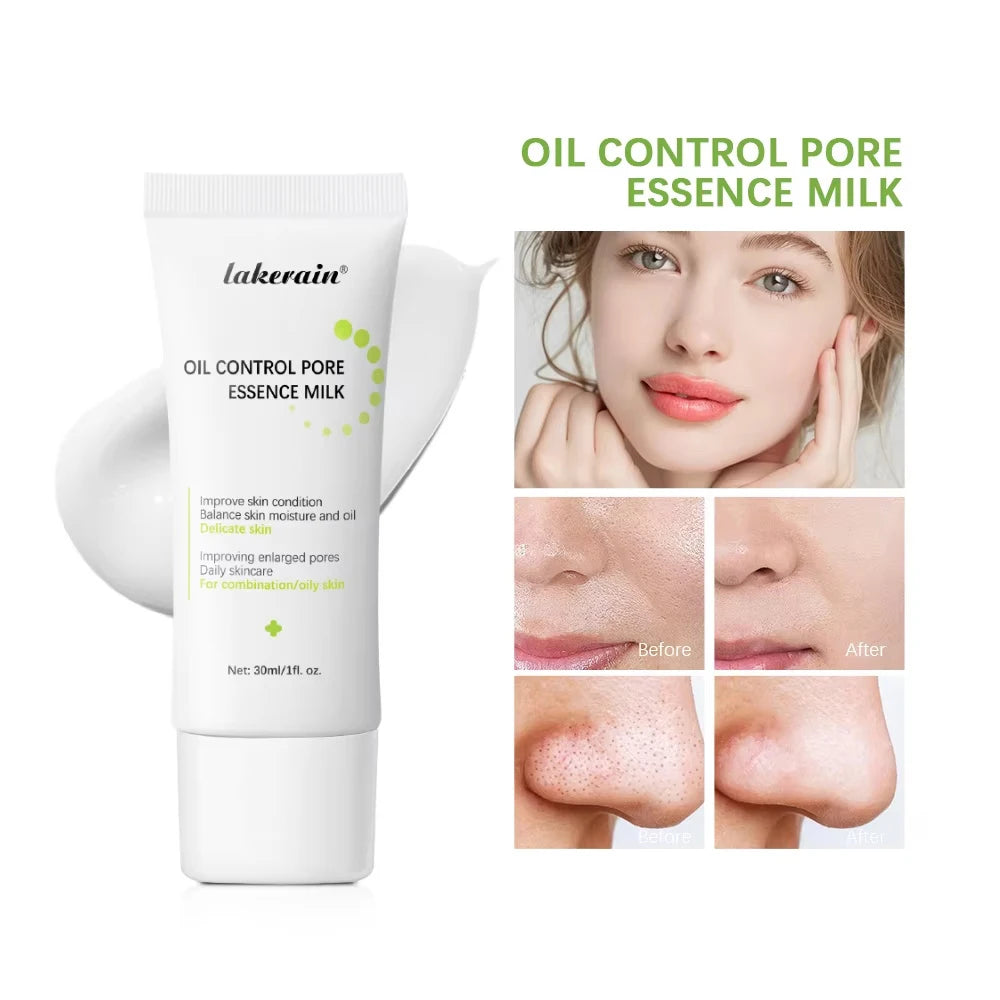 30ml Oil Control Pore Essence Milk – Smoothing Hydrating Serum Pore Essence Serum Oasis Select