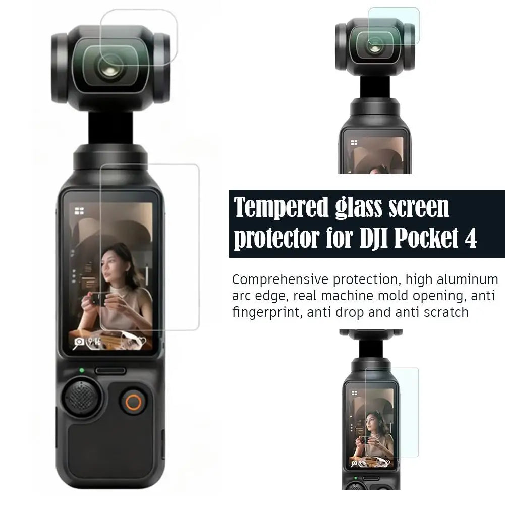 Tempered Glass Screen & Lens Protector for DJI Pocket 4
