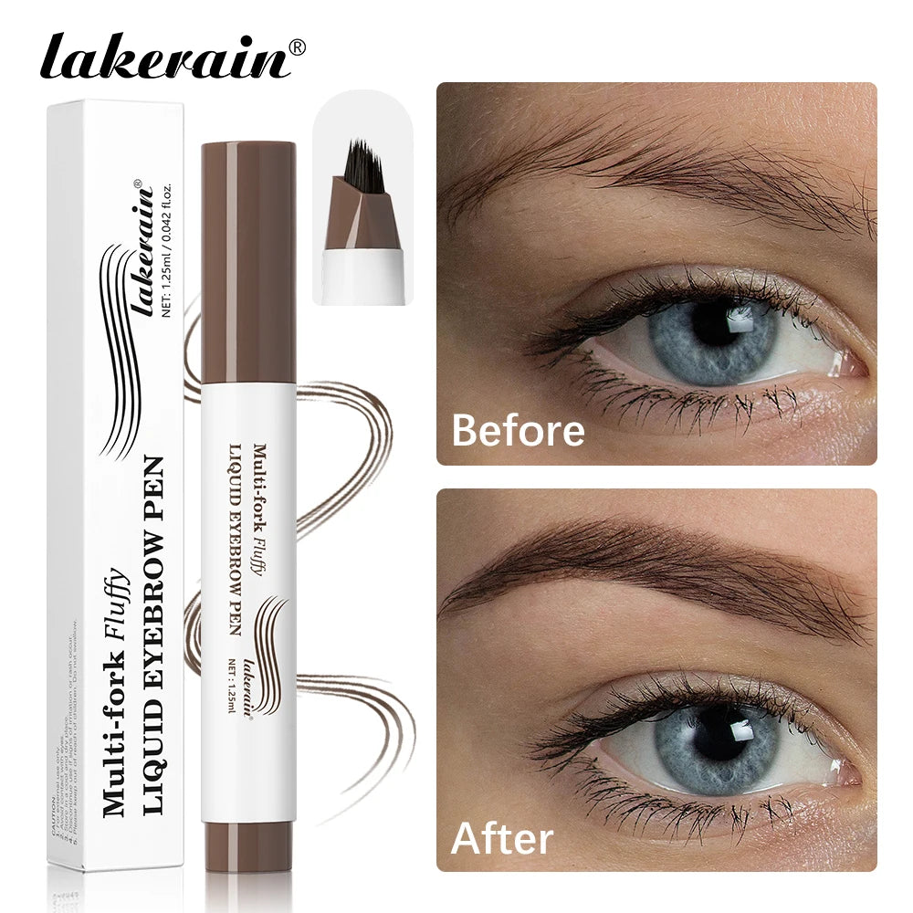 4D Eyebrow Microblading Pen With Forks Tip Waterproof Long Wearing Tattoo Pencil For Professional Makeup Artists Oasis Select