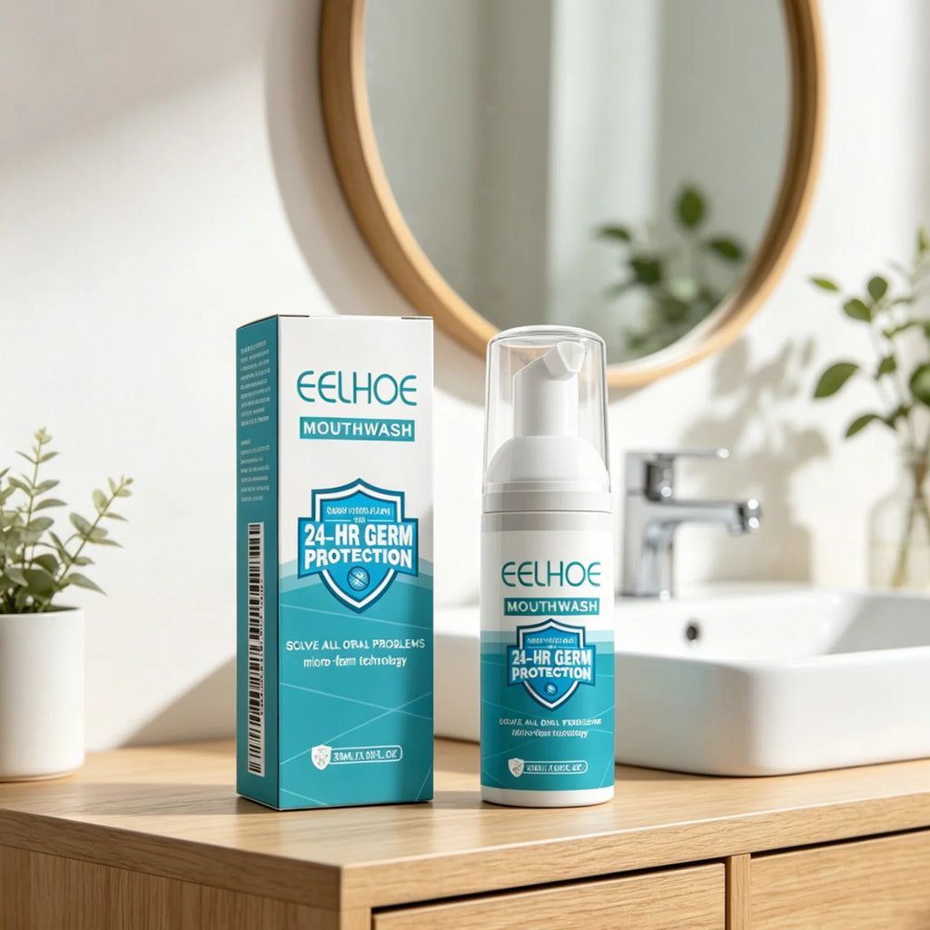 EELHOE Foam Mouthwash – Plaque, Bad Breath & Gum Care 30ml Foam Mouthwash Oasis Select