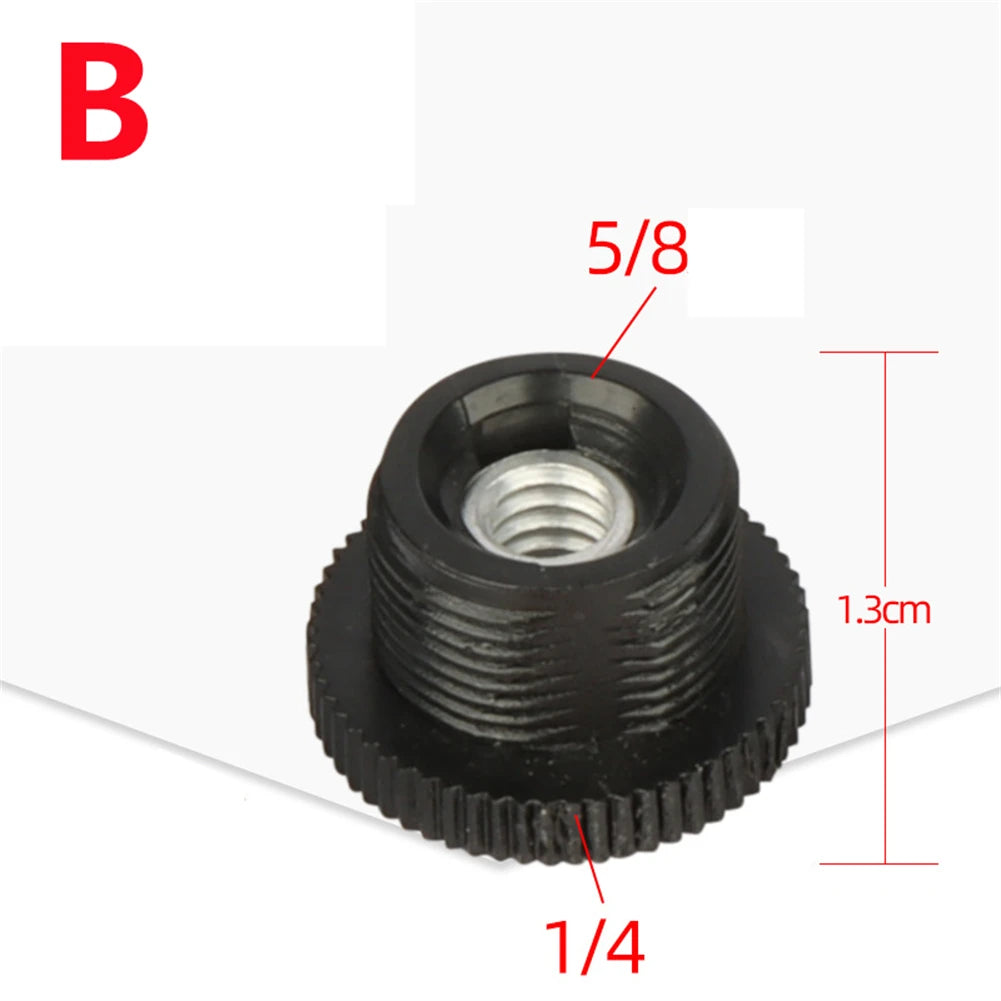 Holder Microphone Stand Clip Adapter Threaded Screw 5/8Male To 3/8 1/4Female Accesorry Replacement Hot Practical Oasis Select B