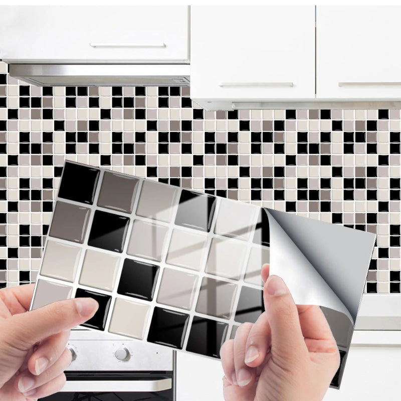 Wall Stickers Home Renovation Crystal Tiles Self-adhesive Flooring