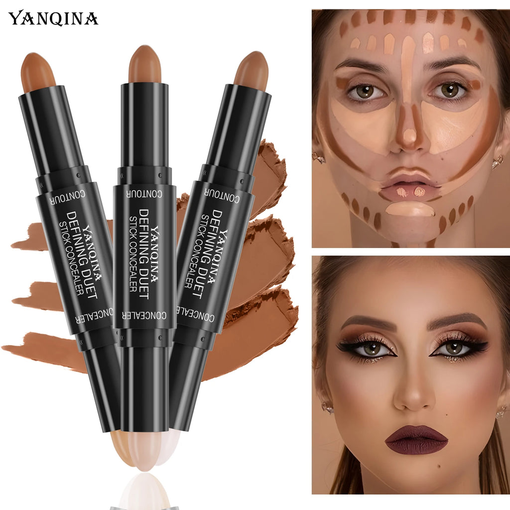 YANQINA Double-Ended Contour Stick – Concealer & Highlighter