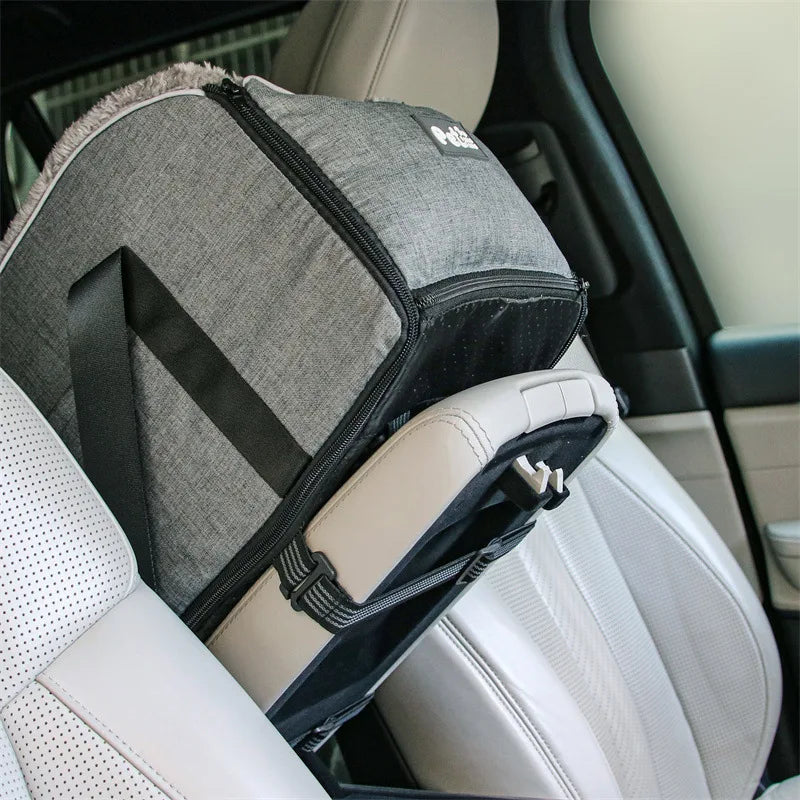 Pet Car Cat and Dog Beds Car Center Console Bags Cat Beds Car Cushions Seats Pet Handbags for Going Out Oasis Select