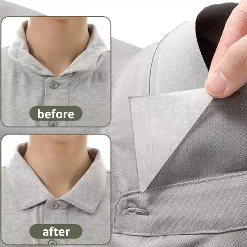 Shirt Polo Shirt Collar Paste Collar Shape Paste Triangle Collar Brace Without Curling Fixed Paste Collar Shape Paste Oasis Select