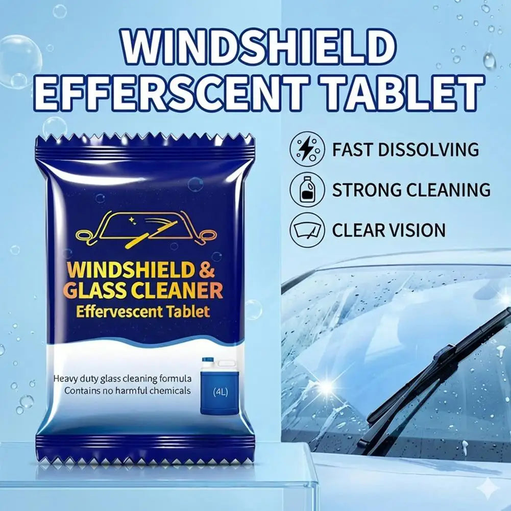 100-Pack Windshield Washer Tablets – Streak-Free Glass Cleaner Windshield Washer Tablets Oasis Select