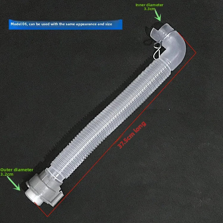 Fireproof Gas Water Heater Stainless Steel 60-150mm Aluminum Strong Universal Exhaust Car Intake Pipe Extension Tube Length Oasis Select 06