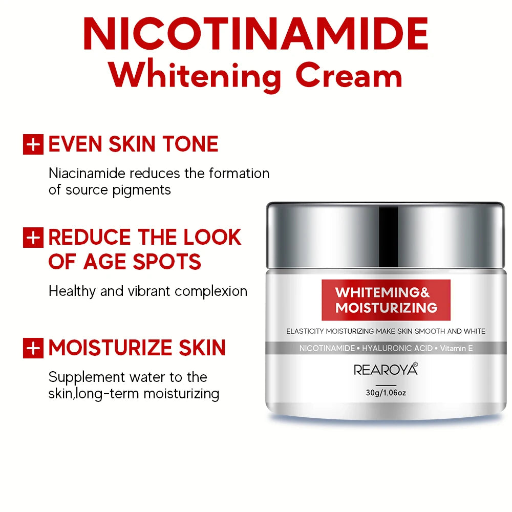 Nicotinamide Cream Collagen Firms, Smooths, Whitens and Moisturizes Facial Skin face cream Repairs damaged facial skin Oasis Select