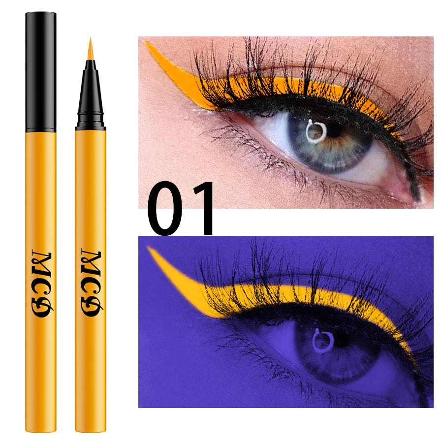 UV Neon Eyeliner Pen – Waterproof Fluorescent Liquid Eye Liner