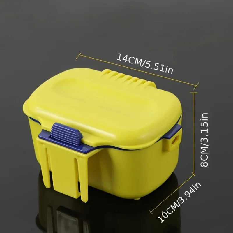 Breathable Live Bait Storage Box Insulated Moisture-preserving Container for Earthworms Lures Hooks Outdoor Fishing Gear Oasis Select