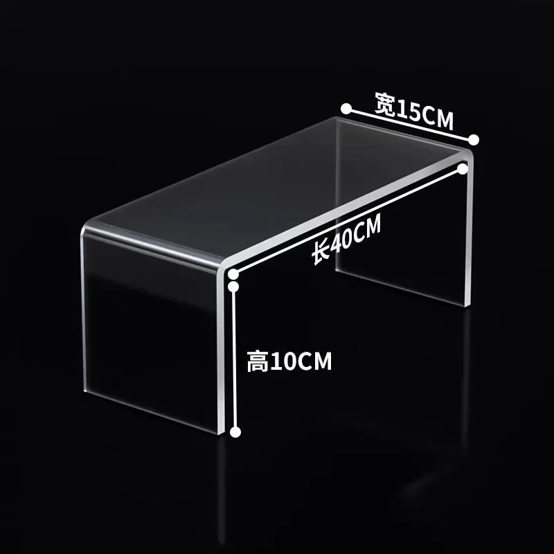 Acrylic U-Shape Desktop Storage Rack | Cosmetics & Shelf Organizer