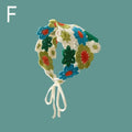 Retro Knitted e Scarf Headband for Women Cute Sweet Artistic Sle Travel Outfit Korean Version for Summer Season Oasis Select F