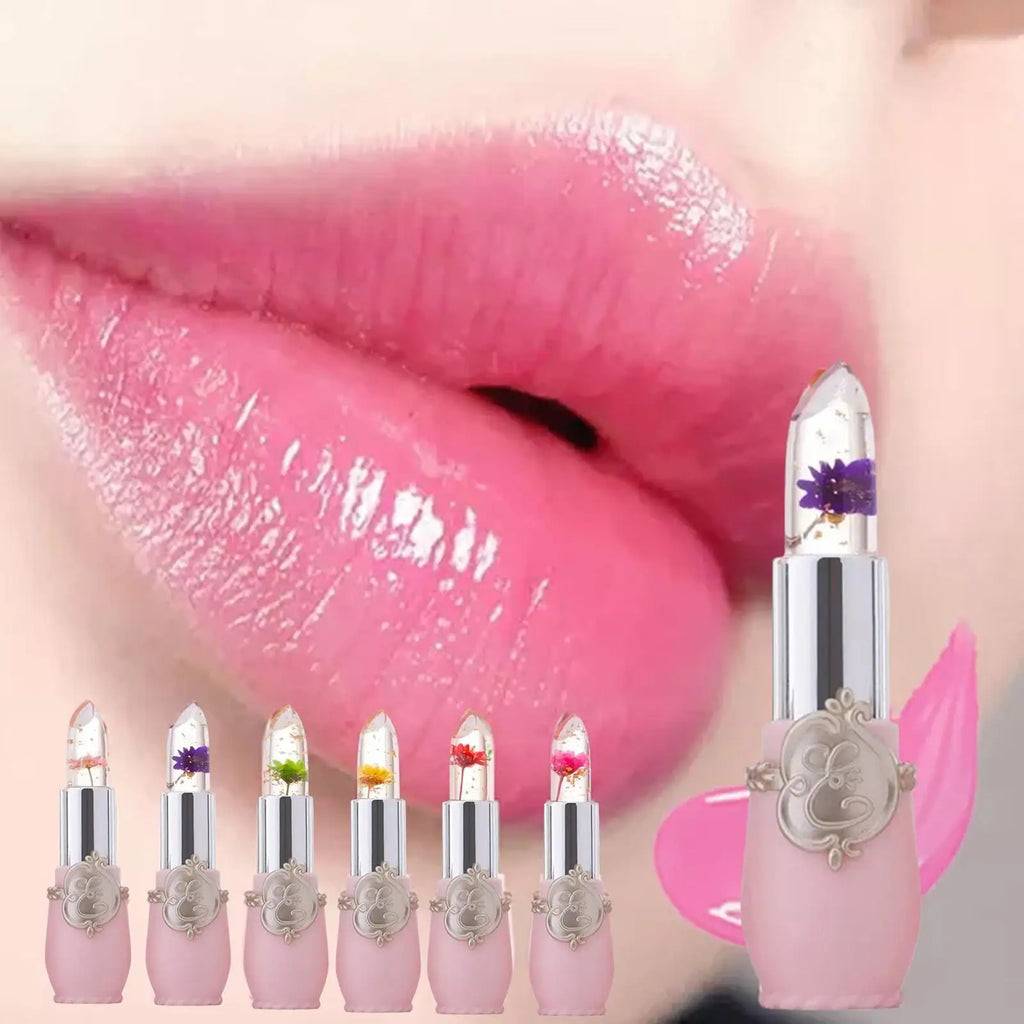 Peach Color Lip Balm Crystal Temperature Change Lipstick Girl Moisturizing LongLasting Lip Gloss Makeup Lip Care Repair Cosmetic Oasis Select