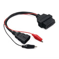OBD2 3-Pin to 16-Pin Adapter Cable for Fiat, Lancia & Alfa Romeo OBD2 Diagnostic Adapter Oasis Select Red