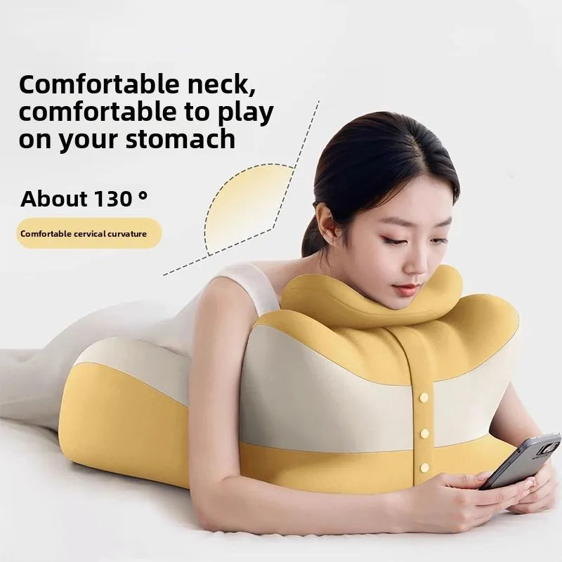 Ergonomics Bed Sleeping Pillow Backrest Cushion Adult Reading or Playing Phone Pillow Comfotable Waist Cushion Home Textile Oasis Select