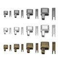 Zipper repair kit fixing box and insertion pin 3#5#8#10 for bag coat clothing opening zipper replacement Oasis Select TT2320791