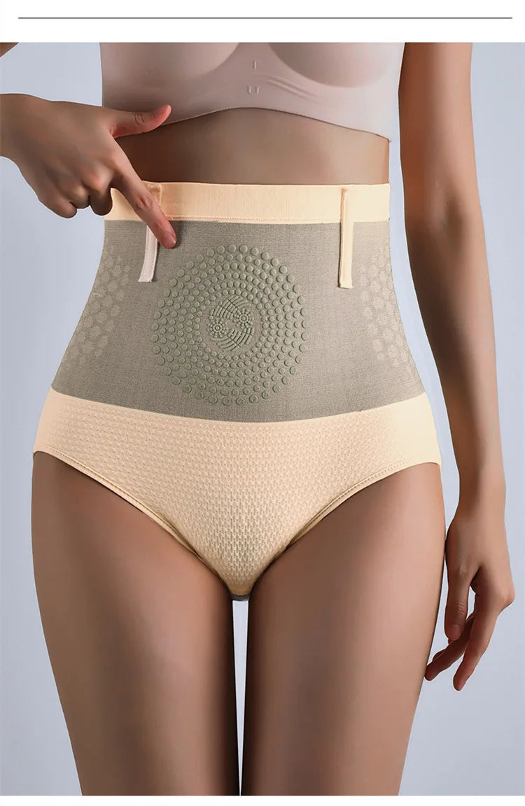 Warm Belly Slim Shaping Pants Abdomen Compression Waist Shaper Lift Slimming Underwear High Waist Tummy Control Shapewear Pants Oasis Select