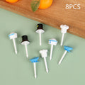 8-Piece Cartoon Fruit Forks – Kids Bento Lunch Box Picks