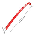 Shoe Puller Plastic Long Handle Shoes horn Artifact Pull Pumping Shoes Professional Women Men Shoe Horn Shoes Spoon Easy To Use Oasis Select Red 1PC