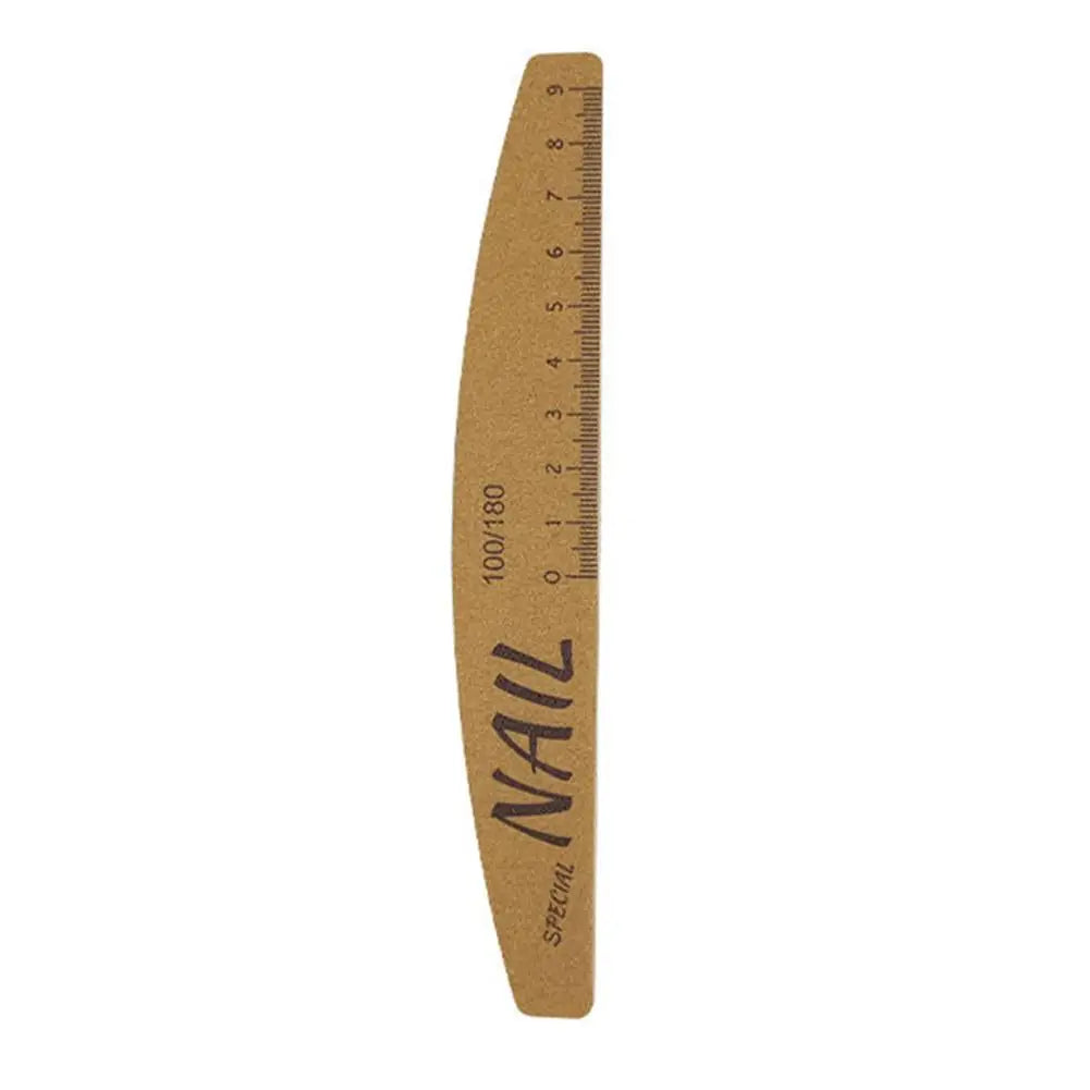 100/150/180/240 Grit Both Sides Nail Files with Scale Line & Reference Graphic, Nail Files for Natural Nails Nail Buffering Tool Oasis Select B 100-180