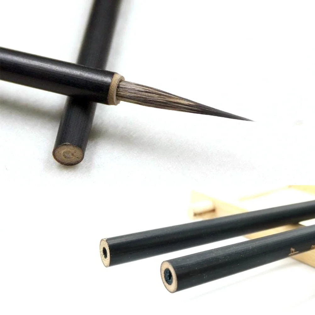 3-Piece Chinese Calligraphy Hook Line Fine Paint Brush Set