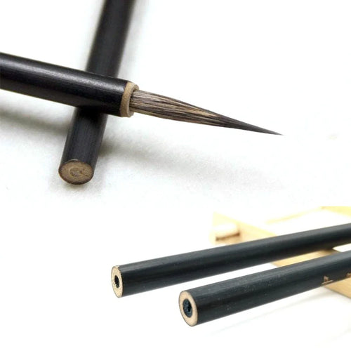 3-Piece Chinese Calligraphy Hook Line Fine Paint Brush Set Calligraphy Brush Set Oasis Select