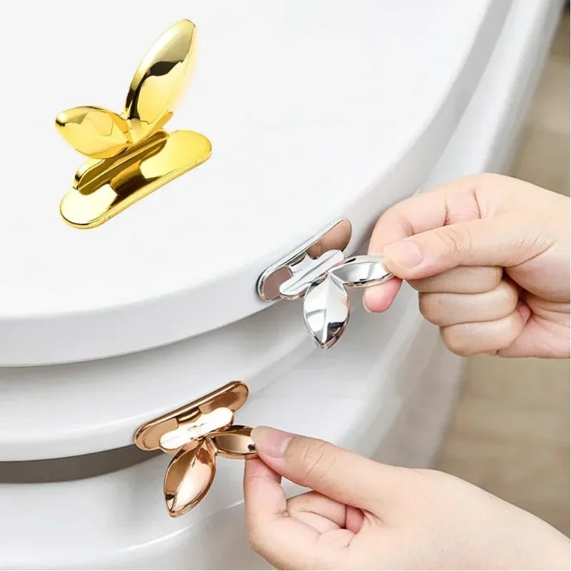 Toilet Lid Lifting Device Lid Lifter Toilet Seat Lifter Toilet Lid Handle Bathroom Supplies 2PCS ABS Multifunctional Practical Oasis Select
