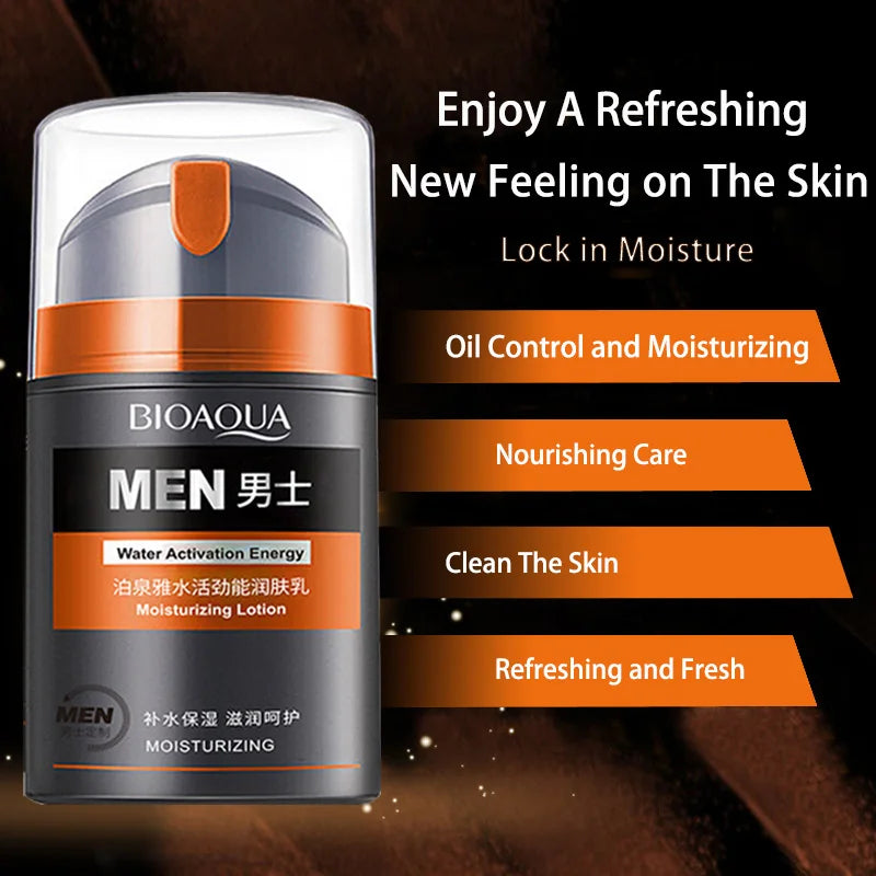 LGRAMER Men's Oil Control Face Cream – Hydrating & Anti-Aging