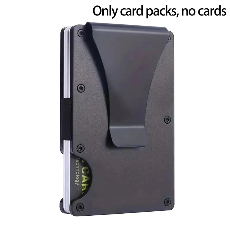 Slim RFID Minimalist Wallet – Card Holder & Money Clip