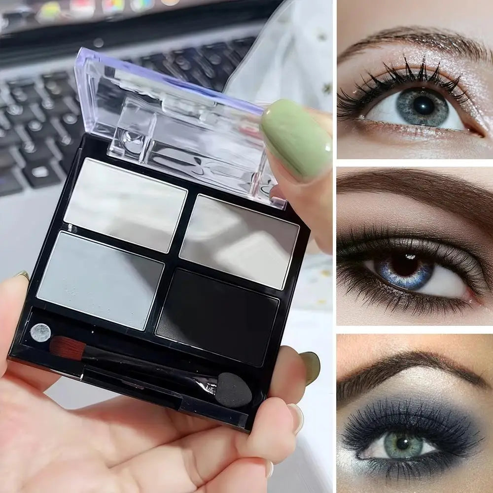 Fit Colors 4-Shade Pearlescent Matte Eyeshadow Palette | Shimmer