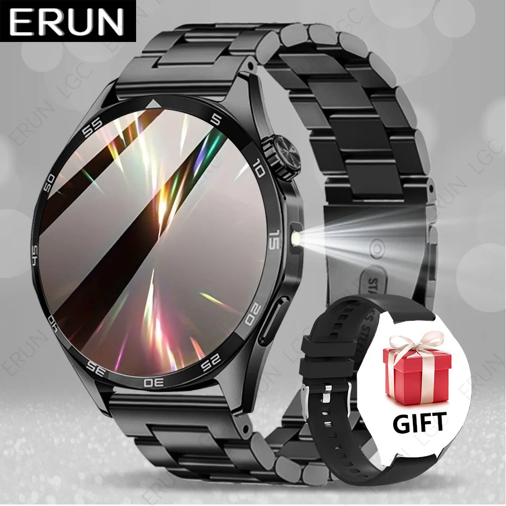 ERUN Men's Smartwatch | Fitness Tracker, Calling & HD Display