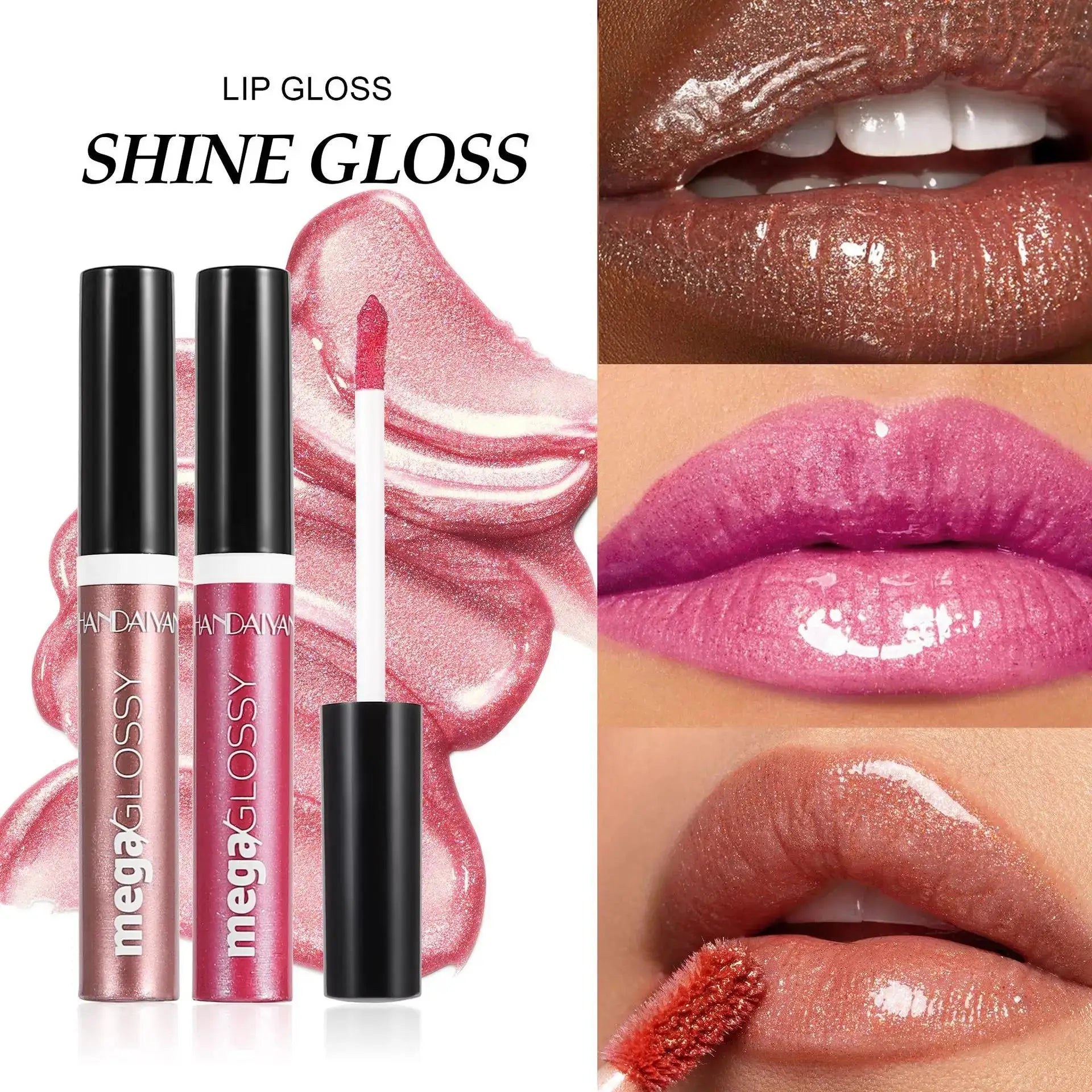 Handaiyan High Shine Lip Gloss – Mirror Finish, 7 Shades