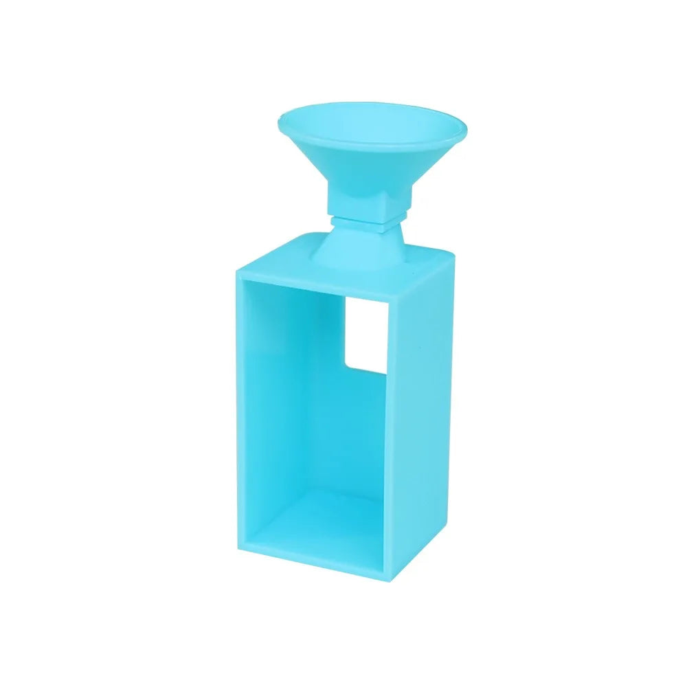 Practical Diamond Painting Drills Funnel New Upgrade Storage Container Box Drill Tray Storage Box 5D Diamond Painting Tool Oasis Select Funnel-Blue