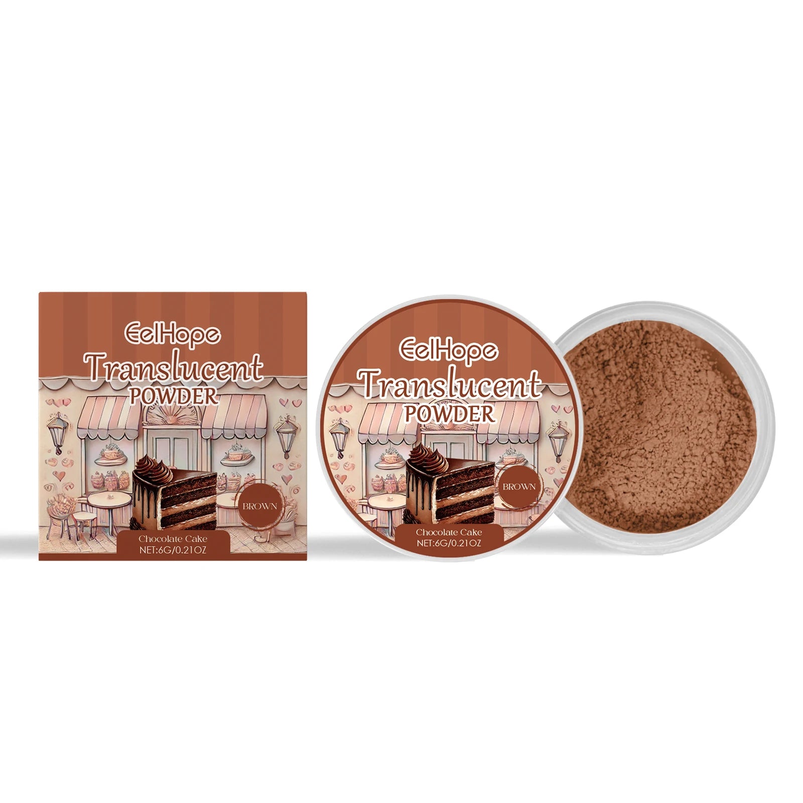 Eelhope Oil Control Loose Setting Powder – Matte Finish 6g Loose Setting Powder Oasis Select 02