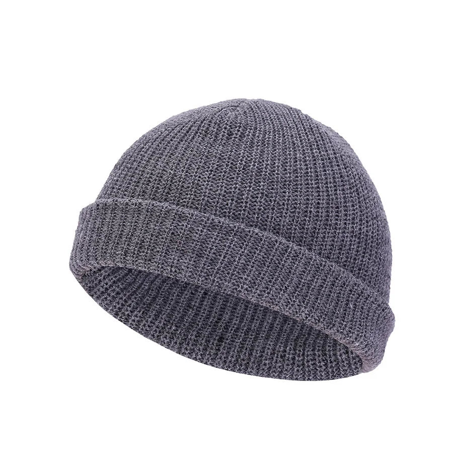Cold hat, melon skin hat, knitted hat, short hip-hop street hat, woolen hat, men's and women's hat, street retro hexagonal hat Oasis Select 4
