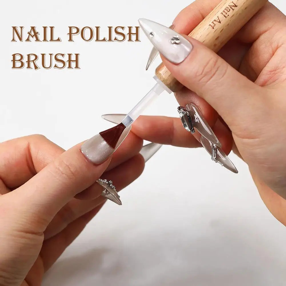 Disposable Nail Polish Brushes – Soft Bristle Nail Art Applicators Nail Art Brush Oasis Select