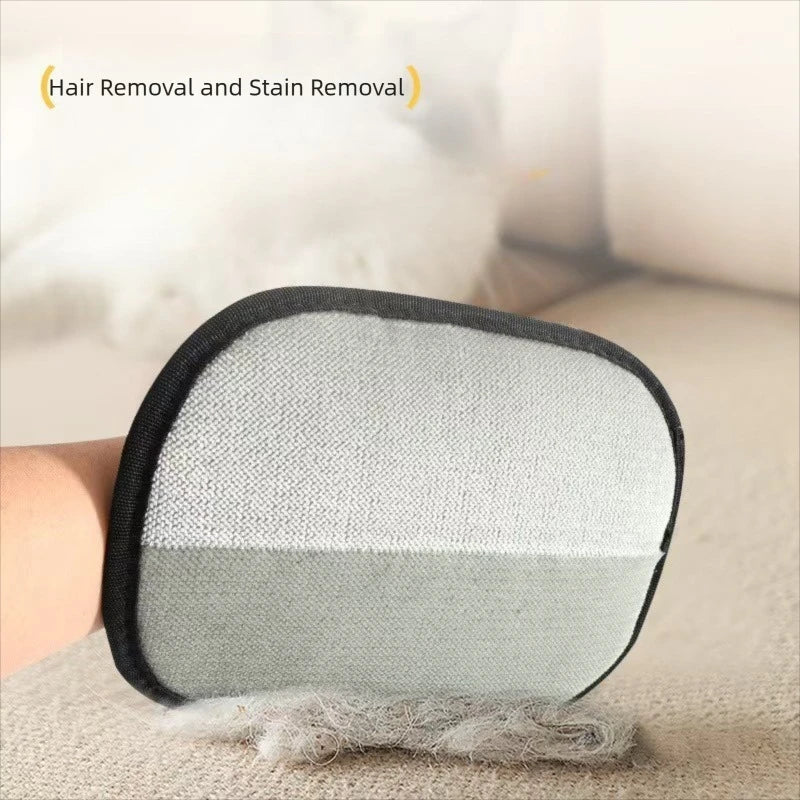 Pet Hair Removal Tool Reusable Static Removal Gloves, Double-Sided Grooming Gloves for Pets Removes Pet Fur Hair for Carpets Oasis Select