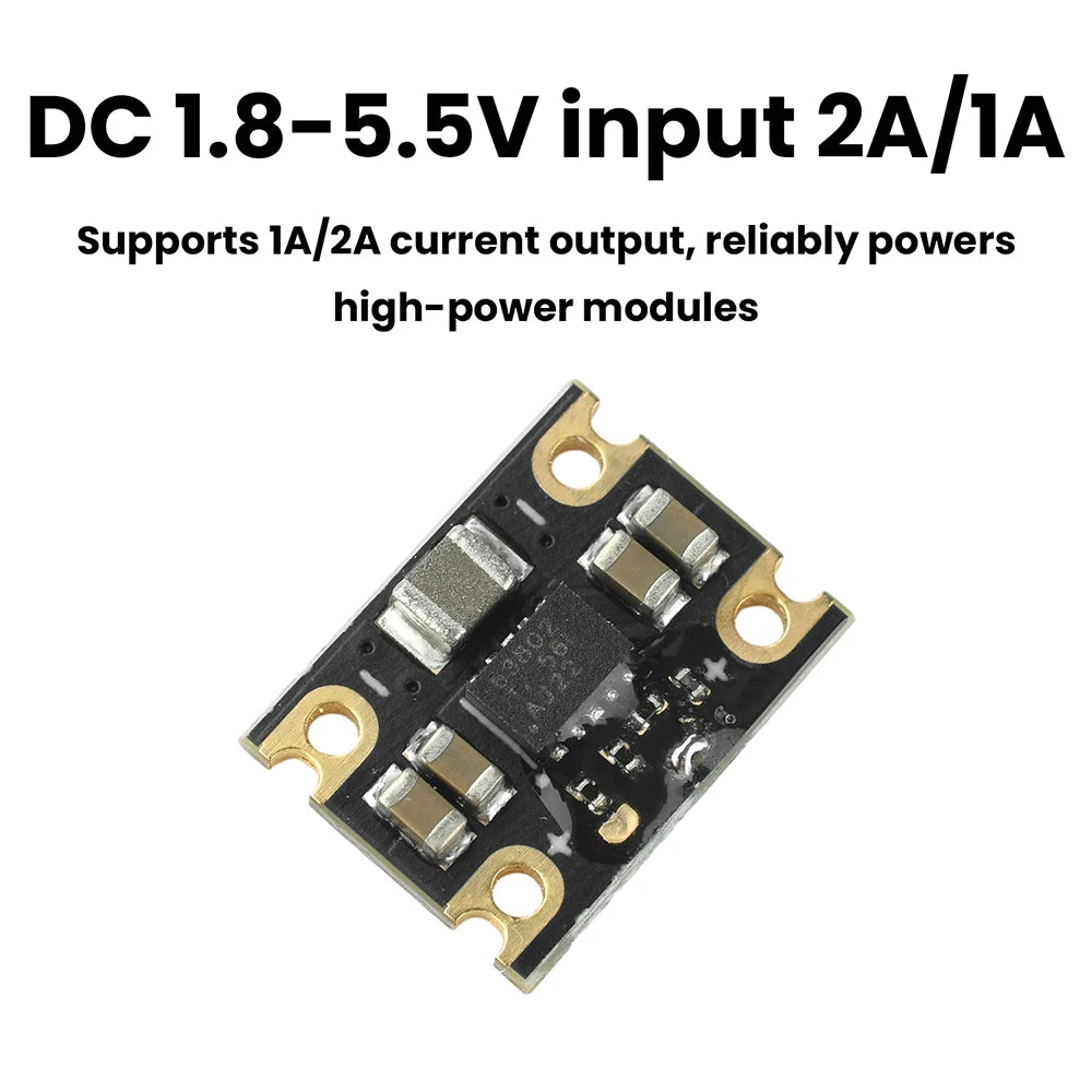 TPS63802 Mini Lithium Battery Buck-Boost Module DC 1.8-5.5V Input 2A/1A 3.3/5V Buck Boost Output Battery Buck Boost Module Oasis Select