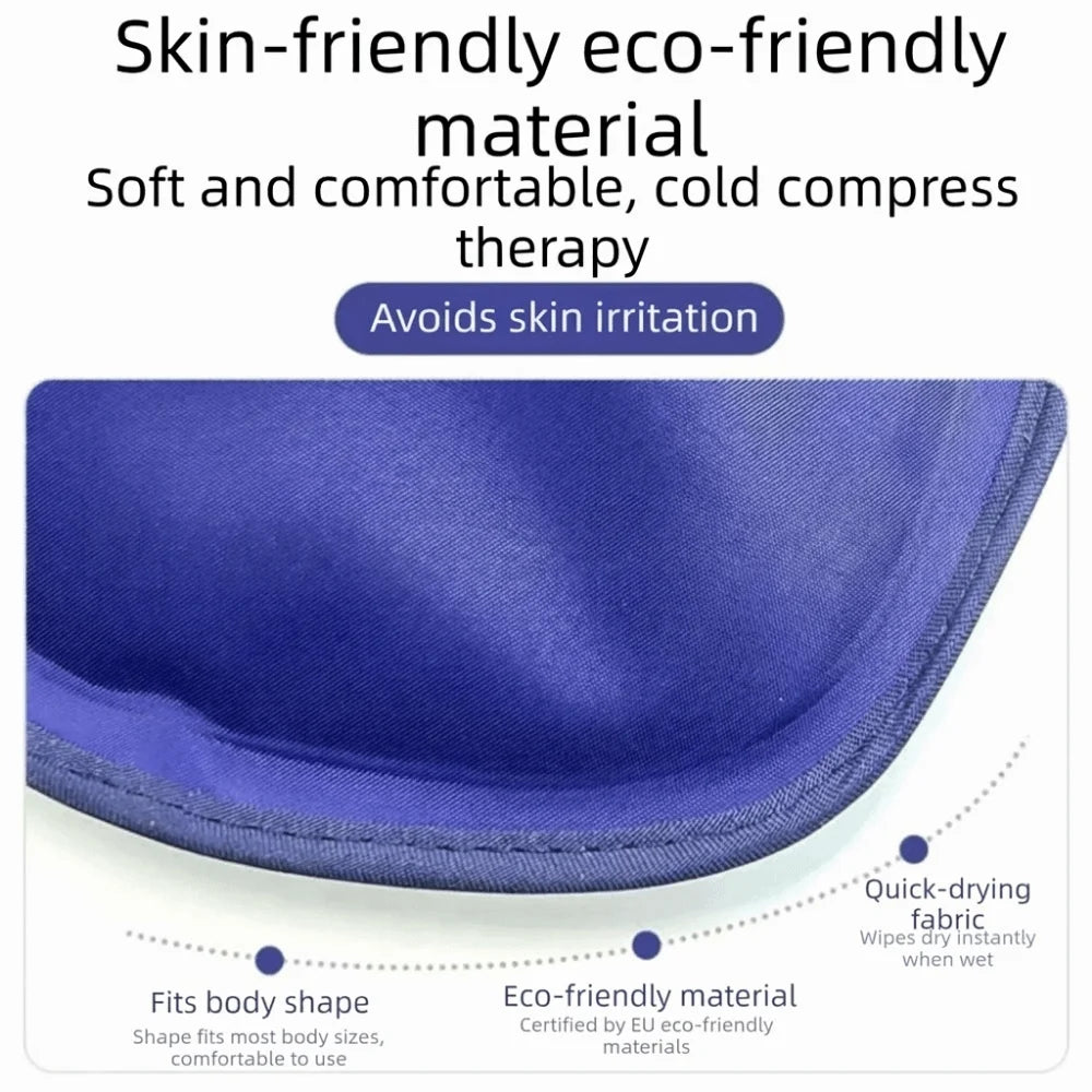 Hot And Cold compress Knee Ice Pack Wrap Adjustable Strap Dual Temperature Gel Knee Pack Nylon Gel Reusable Knee Wrap Oasis Select
