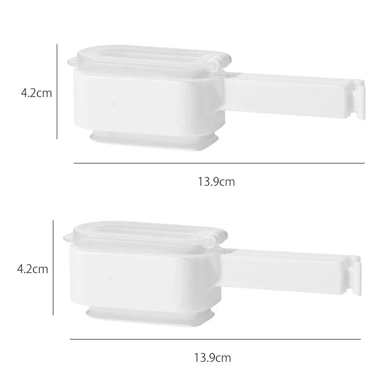 1/2pcs Food Bag Clips, With Lid Sealing Clips, Milk Powder Snack Clips Sealer, Kitchen Food Moisture-Proof Chips Milk Bag Clips Oasis Select 2pcs L