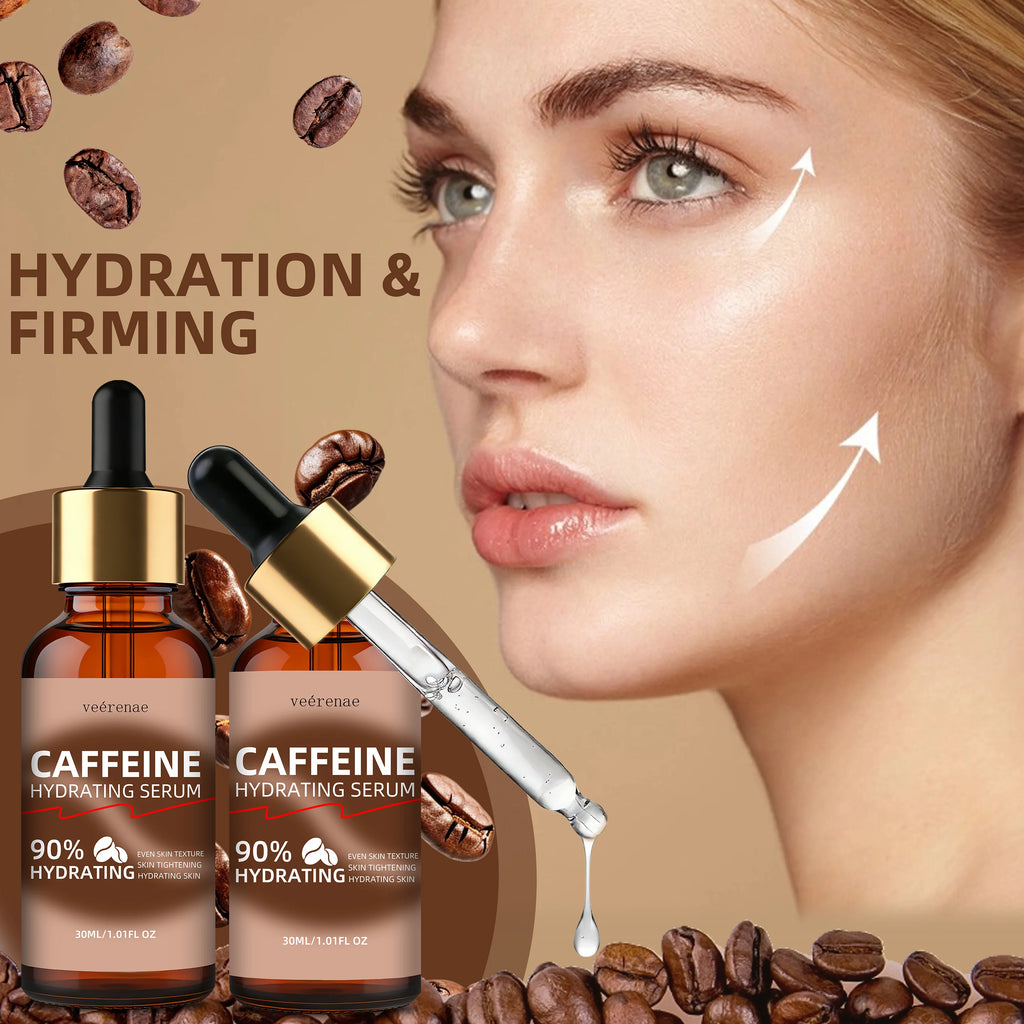 veérenae Caffeine Hydrating Serum 2-Pack | 24H Deep Moisture