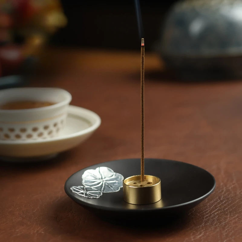 Line Incense Tray Household Indoor Simple Wood Incense Burner Incense Point Agarwood Sandalwood Base Oasis Select