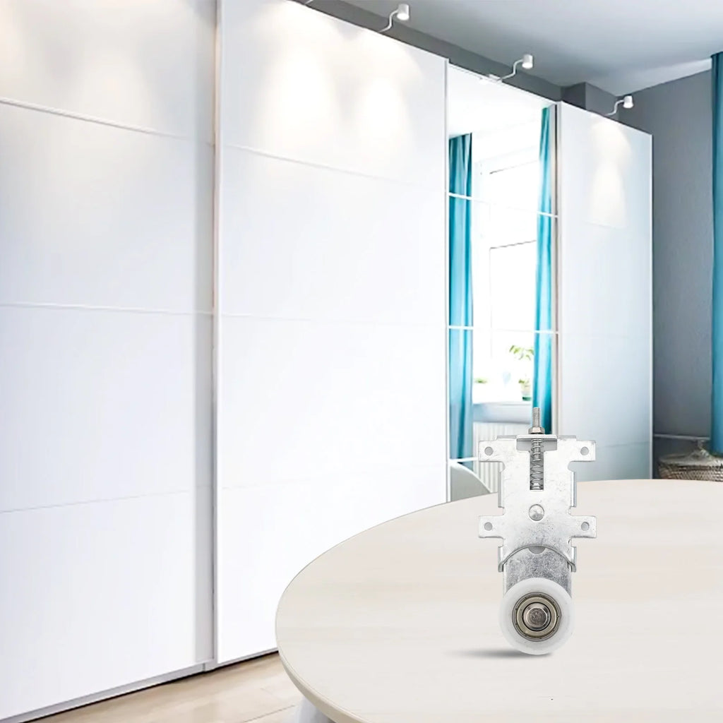 Interior Decor Sliding Door Roller Metal Roller Set Versatile Sliding Door Solution Sliding Door Silver Long-lasting Performance Oasis Select