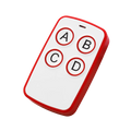 433MHz Auto Copy Remote Control Electric Garage Door Opener Remote Controller Duplicator Clone Cloning Code 4 Keys Transmitter Oasis Select RED