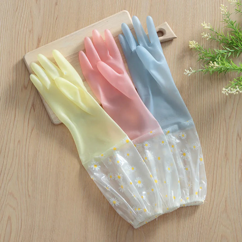 1 Pair Of Thermal Dishwashing Gloves, Thick And Durable, Waterproof Non-slip Oasis Select
