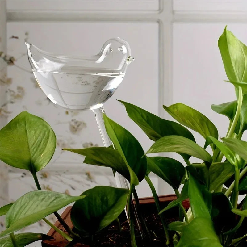 Cute Bird Self Watering Bulb Slow Release Drip Irrigation Tool Automatic Water Seepage Device for Indoor Plant & Garden Use Oasis Select